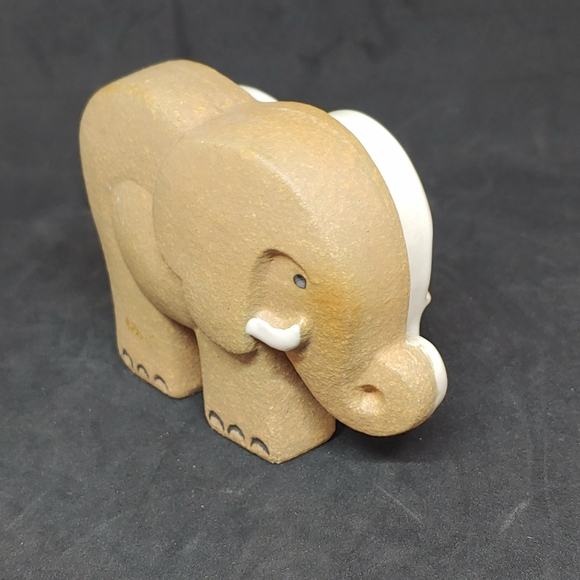 Lisa Larson Noahs Ark Gustavberg Elephant Couple Vtg Sweden - Picture 3 of 11